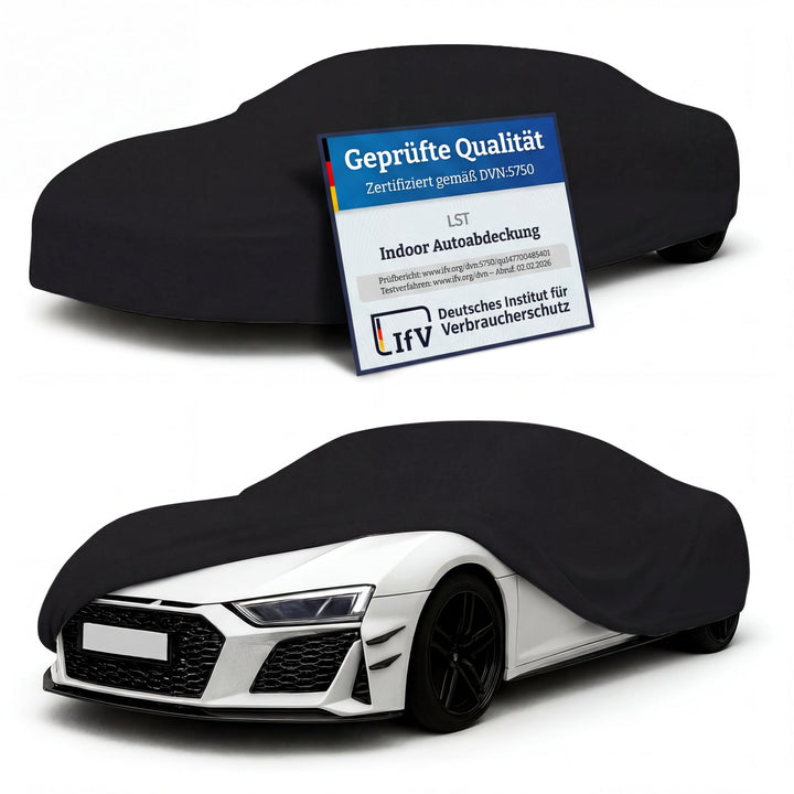 LST Autoabdeckung Indoor – lackschonende und Dehnbare Autogarage. Car Cover Innenbereich für Autohäu