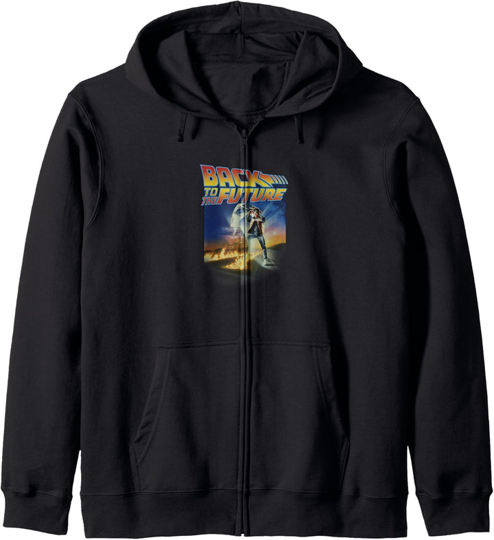 Back To The Future Poster Fade Kapuzenjacke