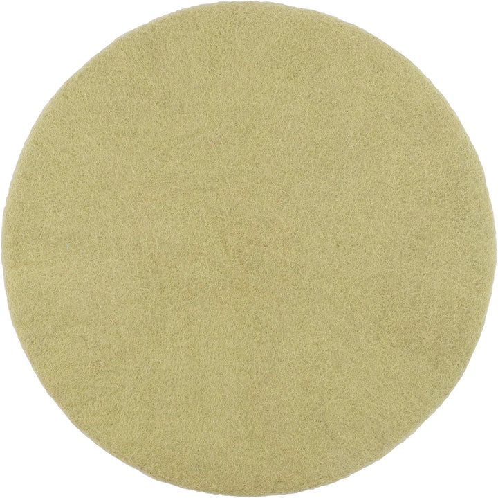 myfelt Flache Filz-Sitzauflage/Stuhlauflage - Pitt - rund, 36 cm, Hellgrün, Hellgrün