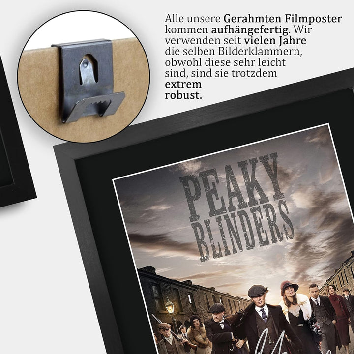 HWC Trading Peaky Blinders A3 Gerahmte Signiert Gedruckt Autogramme Bild Druck-Fotoanzeige Geschenk