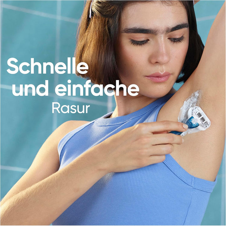 Gillette Venus Smooth Damenrasierer mit wiederverwendbarem Handstück 5 Ersatzklingen 1 stück (1er Pa