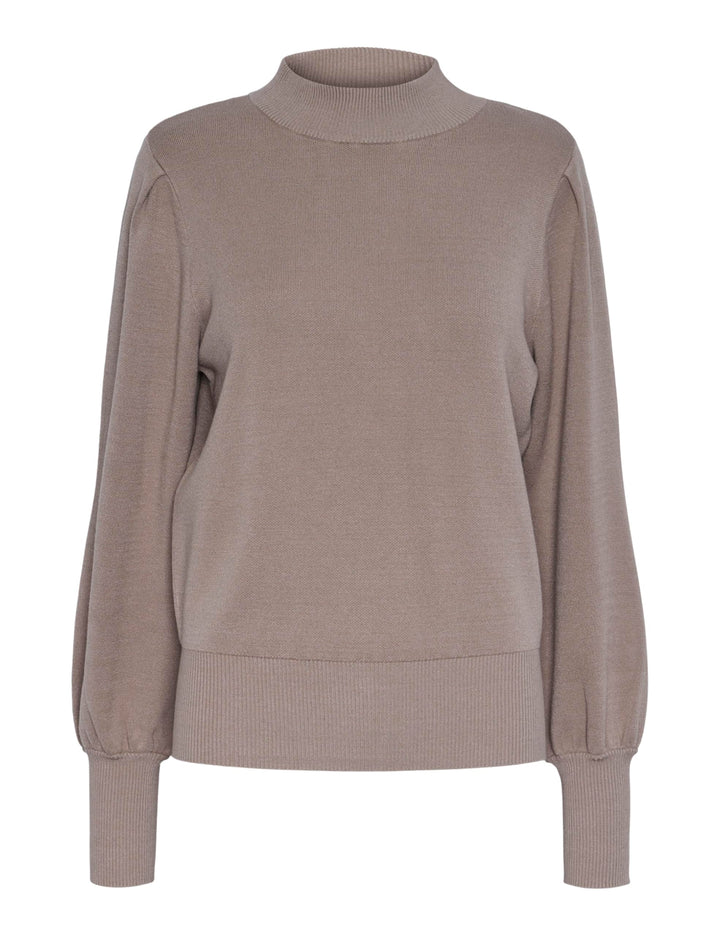 YAS Damen Yasfonny Ls Knit Pullover S. Noos, Fungi