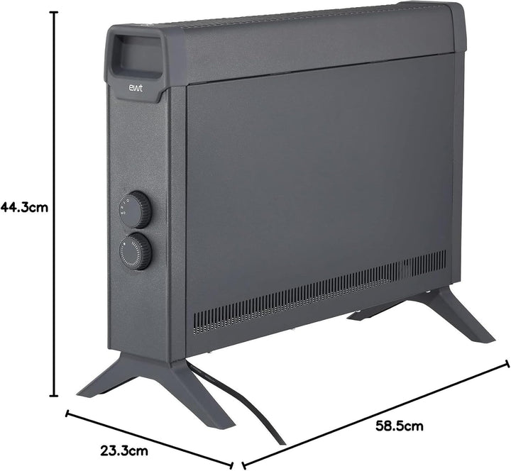 EWT 100204 Konvektor-Heizung Clima ML Turbo Öko-Radiator, schwarz