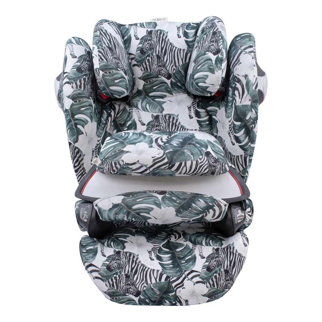 JYOKO Kids Bezug für Autositz kompatibel mit Cybex Pallas M (Zebra), Zebra