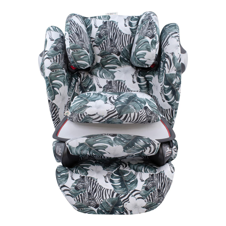 JYOKO Kids Bezug für Autositz kompatibel mit Cybex Pallas M (Zebra), Zebra