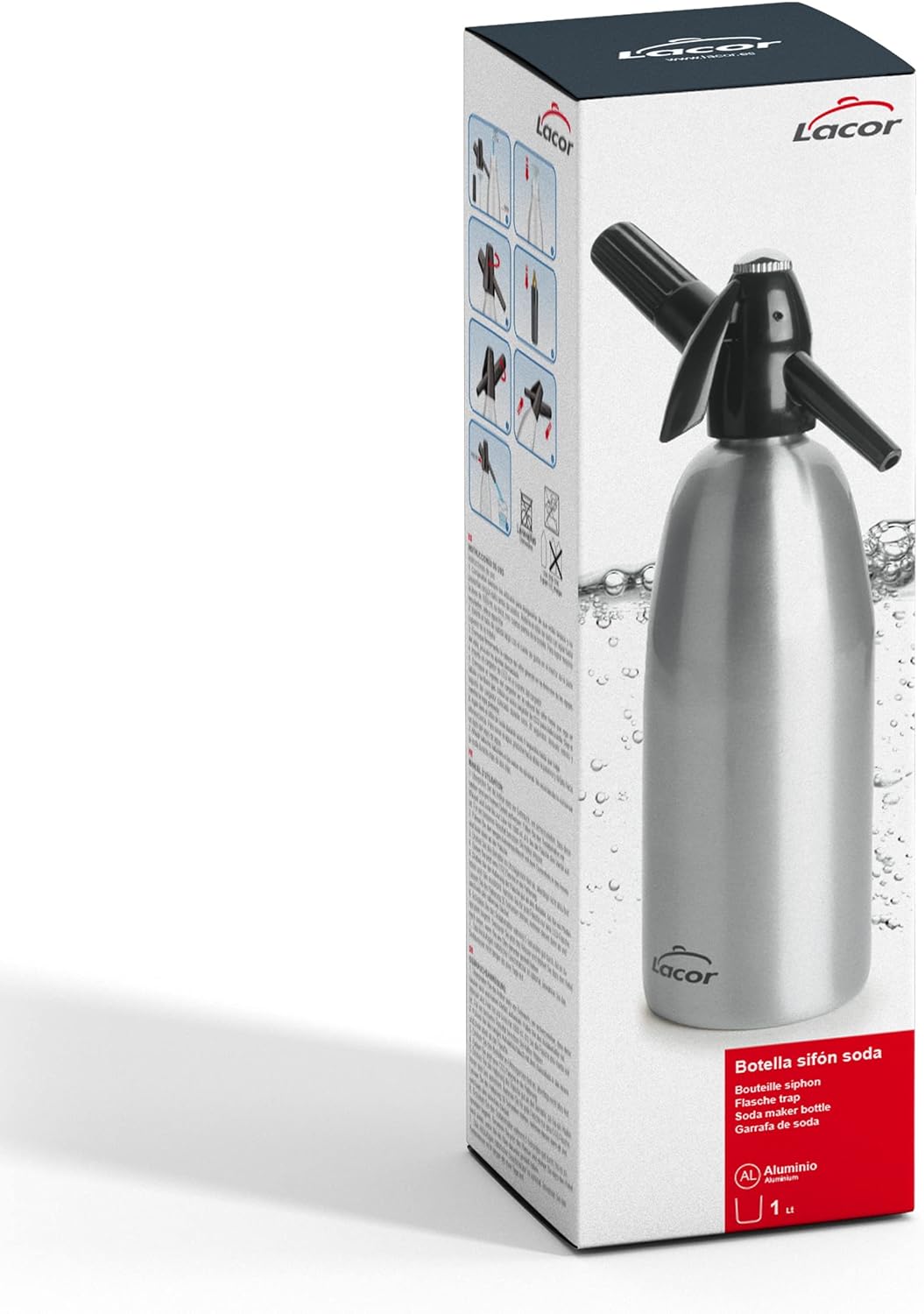 Lacor Siphon, Papier, Zentimeter