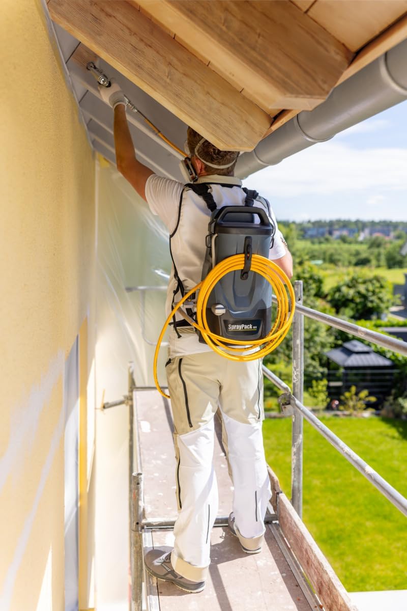 WAGNER Akku Airless-Farbspritzsystem SprayPack 18V, das mobile Airless-Spritzsystem für perfekte Obe