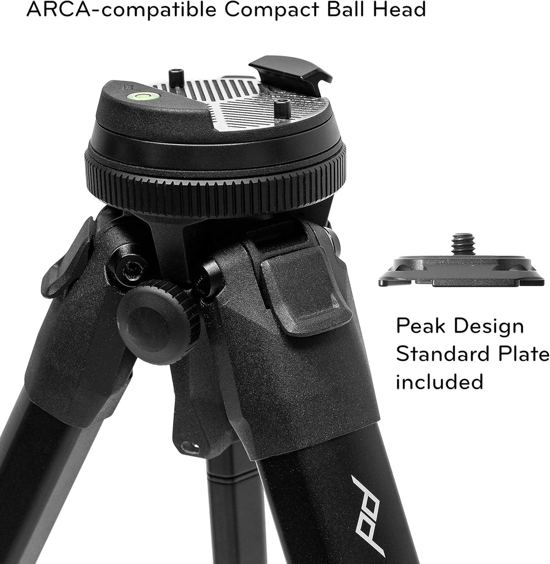 Peak Design Travel Tripod - Aluminium-Reisestativ Single, Single