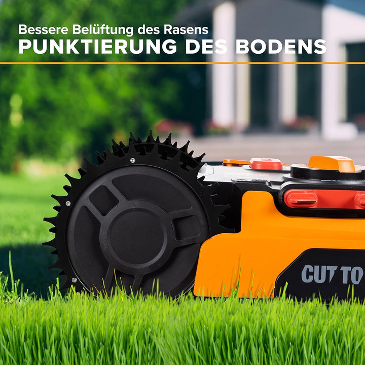 ROBO CLAWS Mähroboter Rasenroboter Spikes Traktionsverbesserung für Worx Landroid Plus Modelle Premi