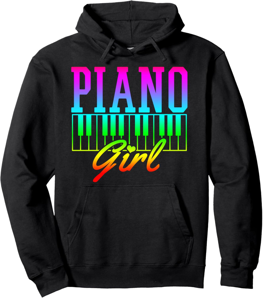 Klavier - Piano Girl Pianistin Geschenk Pullover Hoodie