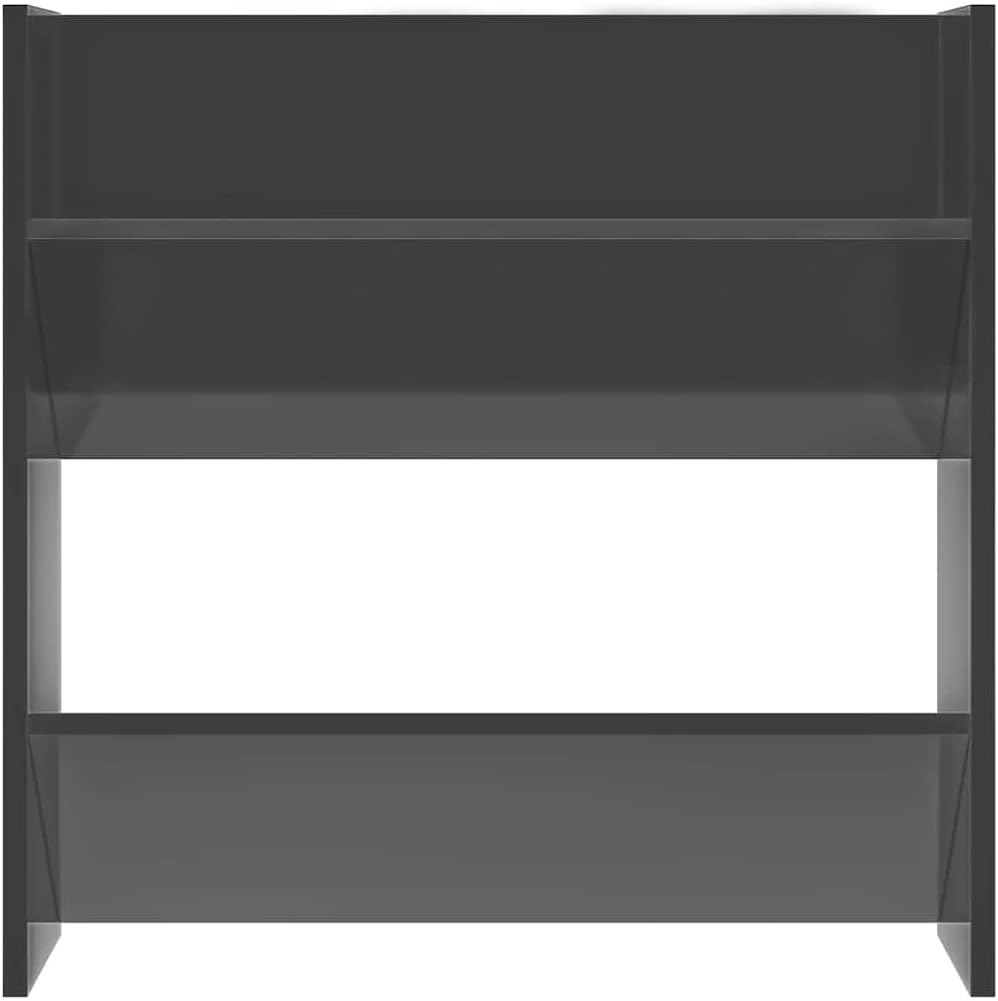 2 Stück 60x18x60 cm Wand Schuhschrank mit 2 Kippböden Schuhregal Schmal Schuhbank Shoe Rack Schuhkip