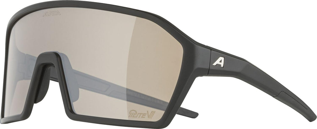 ALPINA RAM Q-LITE V - Verspiegelte, Kontrastverstärkende &amp; Beschlagfreie Sport- &amp; Fahrradbrille Mit