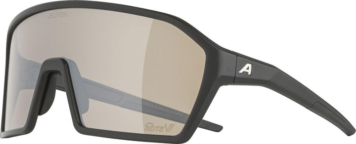 ALPINA RAM Q-LITE V - Verspiegelte, Kontrastverstärkende &amp; Beschlagfreie Sport- &amp; Fahrradbrille Mit