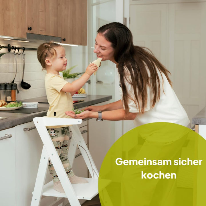 Ette Tete Faltbarer Lernturm mit Verstellbarer Höhe STEP&