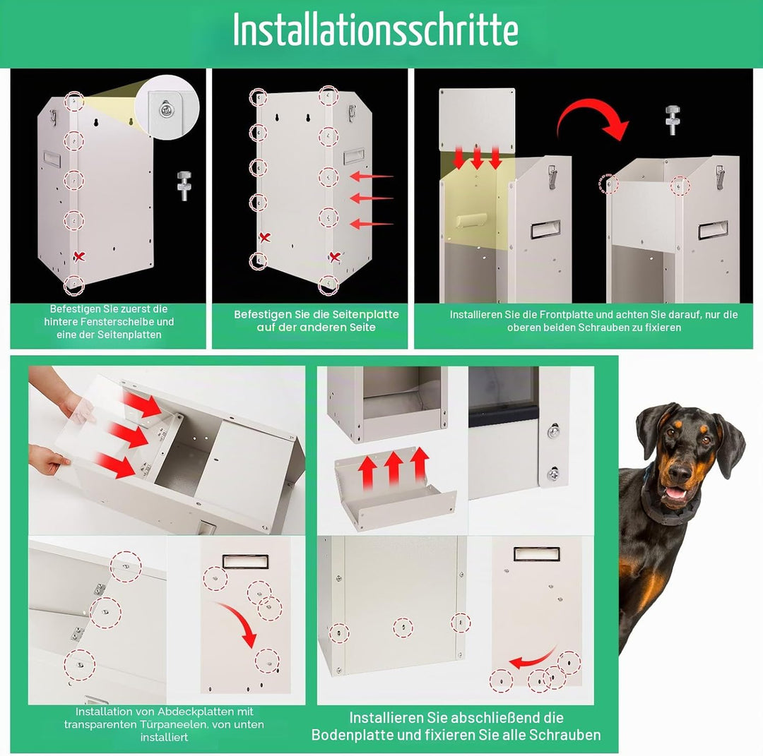 Automatischer Futterspender für Grosse Hunde, Futterspender für Hunde Grosser Rassen, 50lbs Futtersp