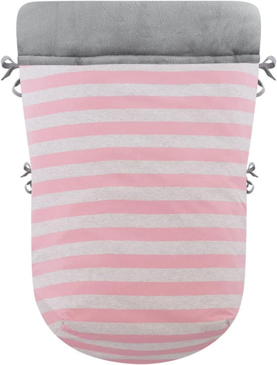 JYOKO KIDS Universal Baby Fusssack Kinderwagen, Extra Weicher Fleece für den Winter (PINK ISLAND, Fl