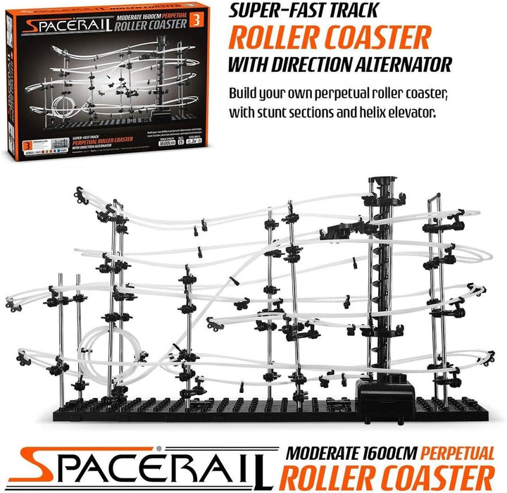CKB Ltd SpaceRail Level 3 Kugelbahn Murmelbahn Konstruktionsspielzeug Marble Run Set Selbstbau kit I
