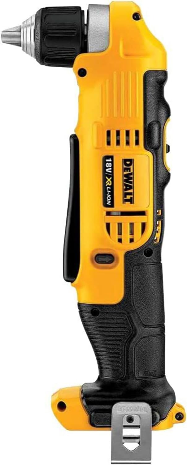 DeWalt DCD740N-XJ DCD740N Winkelbohrmaschine 18V XR ohne Akku und Ladegerät, 360 W, 18 V, Schwarz, G