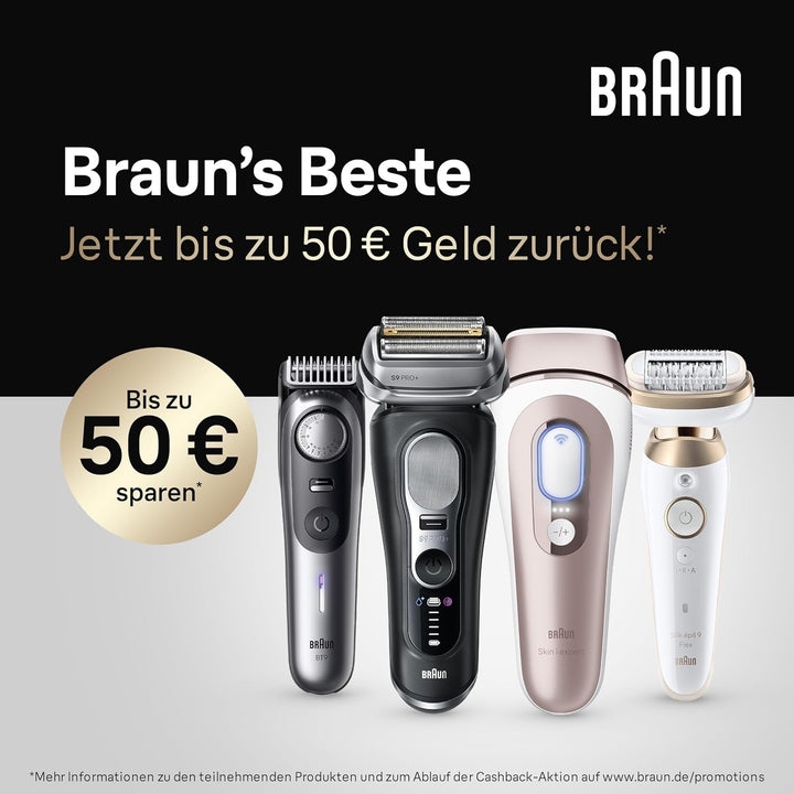 Braun Series 7 Elektrorasierer Herren, Rasierapparat mit 60 Min. Akkulaufzeit, 4in1 SmartCare Reinig