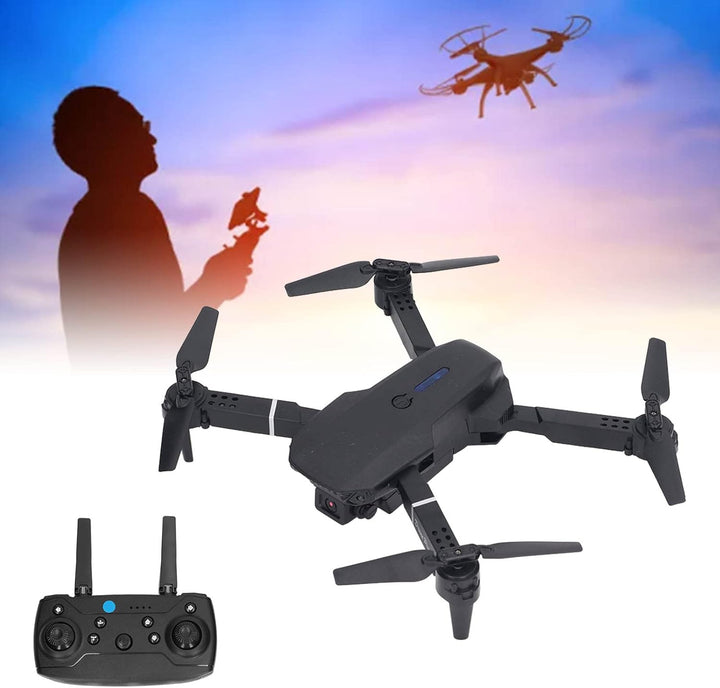 E88 Faltbare Drohnen mit 4K HD FPV Dual-Kamera, Drohne RC Quadcopter-Unterstützung APP-Steuerung, Fl