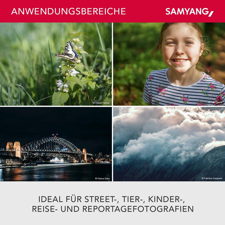Samyang AF 45 mm F1.8 für Sony FE (Tiny but Premium) - Vollformat und APS-C Festbrennweite Autofokus