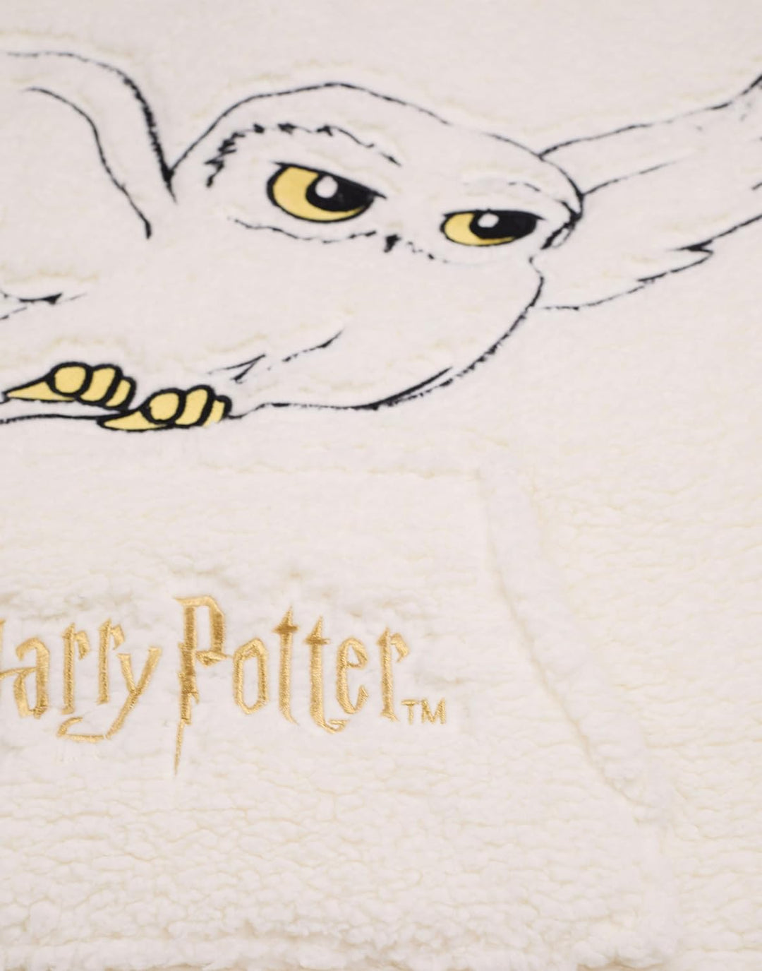 Harry Potter Vuddie Übergrosser Decken-Hoodie für Männer und Frauen, Symbole und Logo, flauschiger F