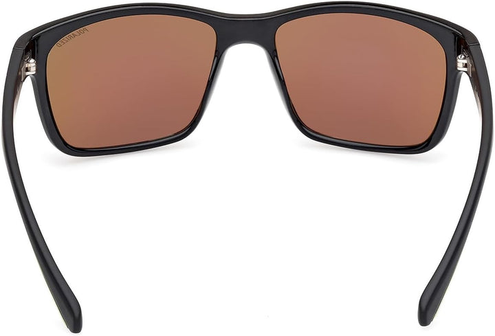 Skechers Unisex Se6117 Sunglasses 58 Shiny Black, 58 Shiny Black
