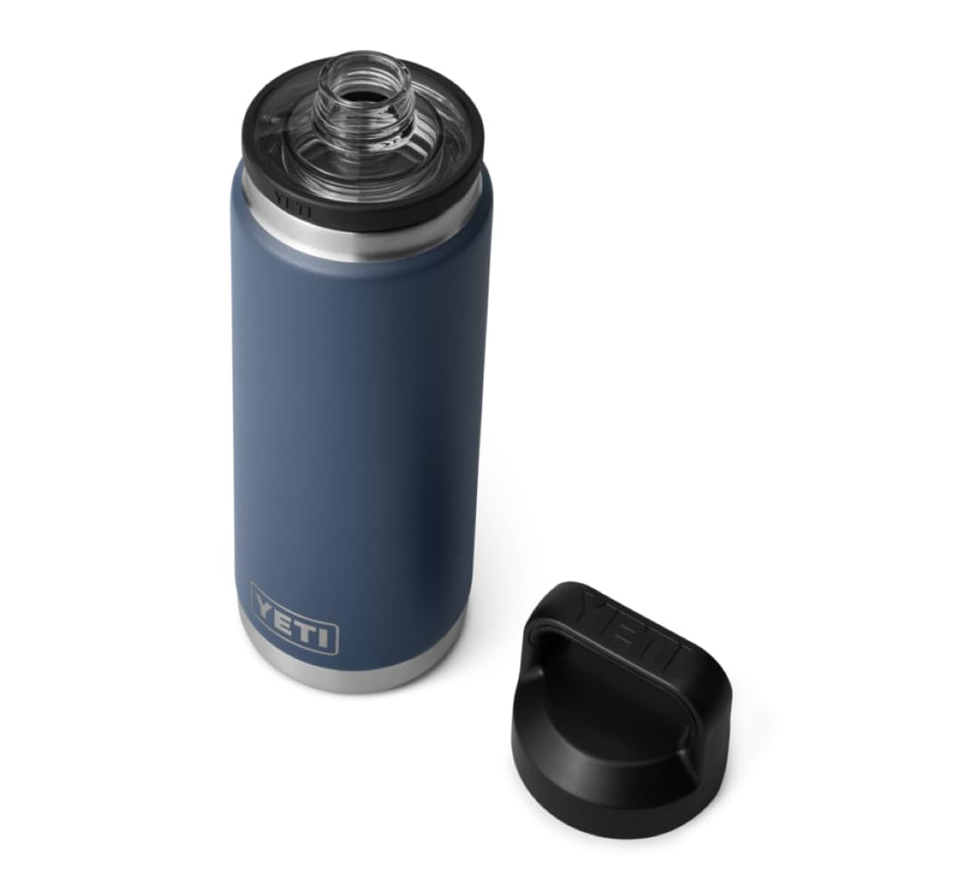 YETI Rambler Flasche Mit Chug-Verschluss, Navy, 26 oz (769 ml), Navy