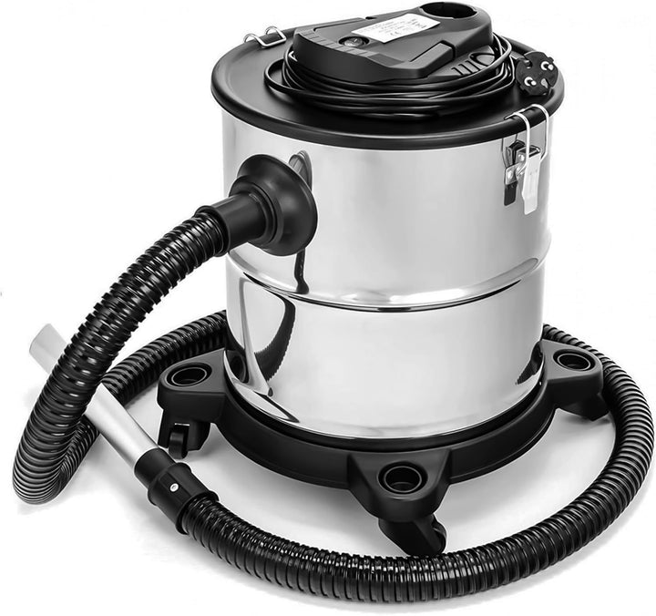Aschesauger 20L 1650W Kaminsauger Staubsauger (Kabellänge ca. 4m) Inkl. HEPA Filter + Blasfunktion +