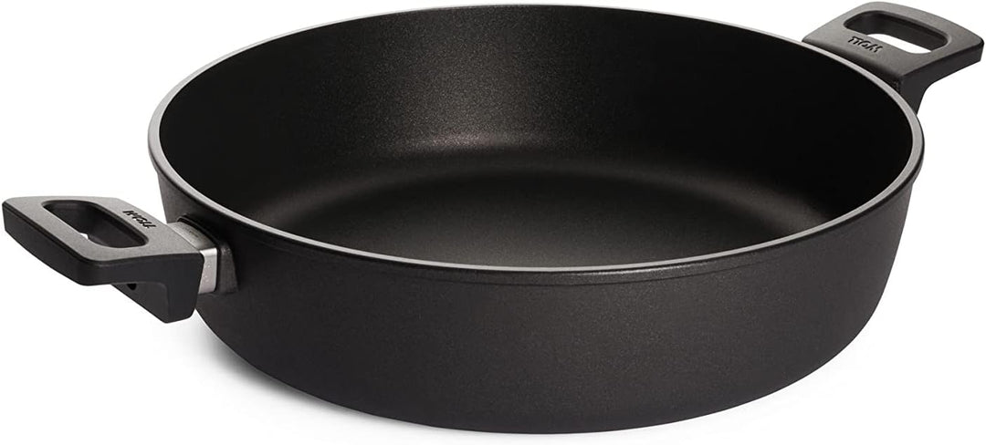 Woll Nowo Titanium Kasserolle, Ø 32 cm, 8 cm hoch, 5.5 Liter, mit 2 Seitengriffen - Geeignet für Cer