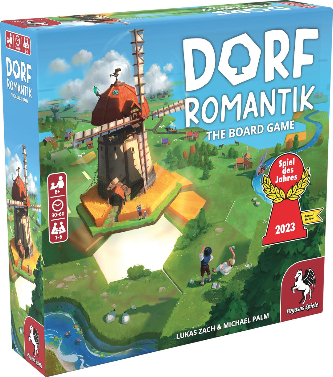Pegasus Spiele 51240E Dorfomantik - The Board Game Board Games (English Version), 1-6 Players, ‎Mult