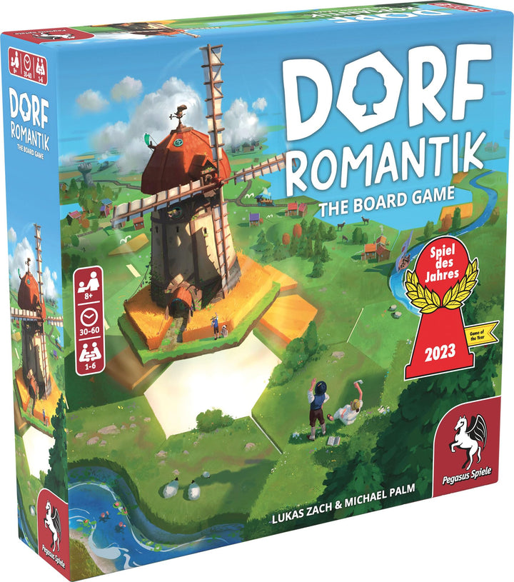 Pegasus Spiele 51240E Dorfomantik - The Board Game Board Games (English Version), 1-6 Players, ‎Mult
