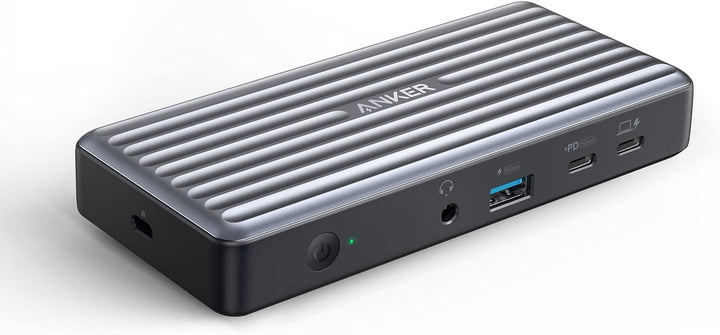 Anker PowerExpand 9-in-1 USB-C PD Docking Station USB-C Adapter, 60W für Laptop, 20W Power Delivery,