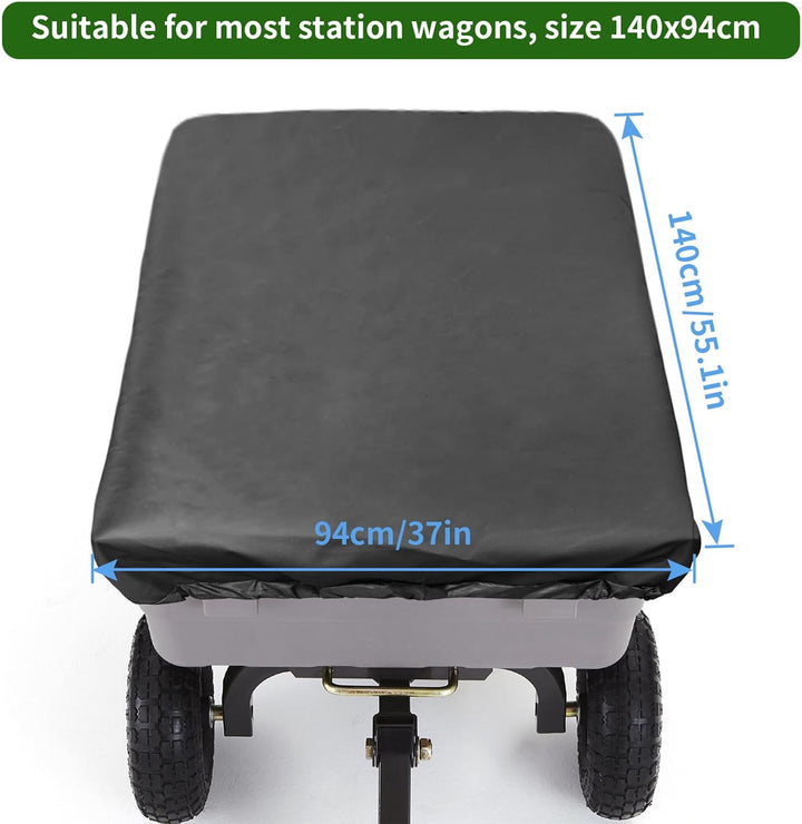 Einkaufswagen Abdeckung Oder Wagenabdeckung - Abdeckung für Gartenwagen | UV-Beständige wasserdichte