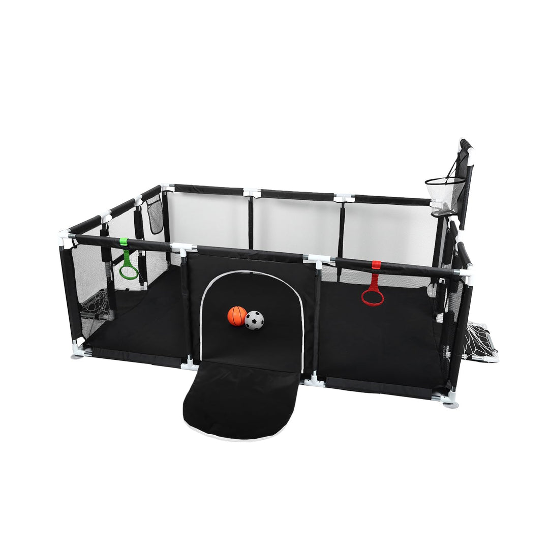 Laufstall Baby, Indoor &amp; Outdoor Laufgitter Baby Grosse xxl Sicherheitsspielplatz Schutzgitter für K