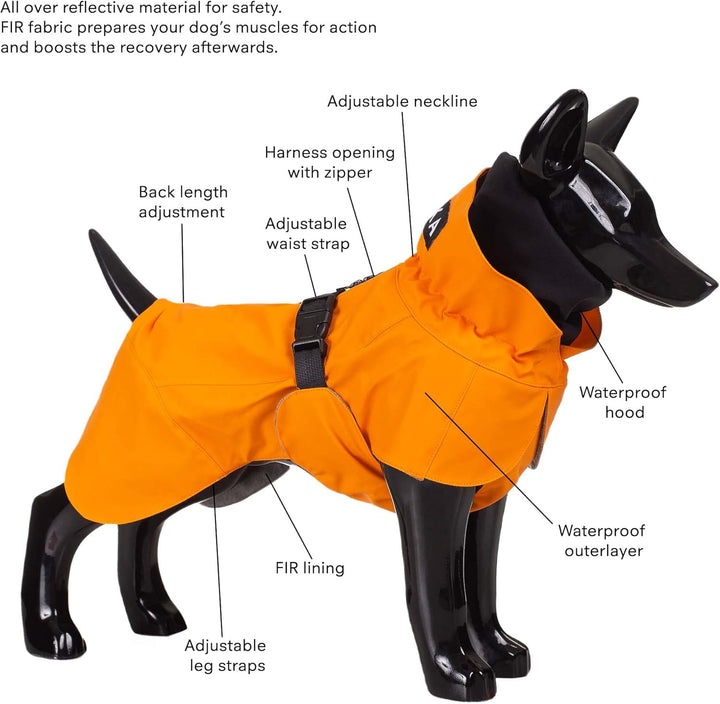 PAIKKA Recovery Regenmantel orange 70, Orange