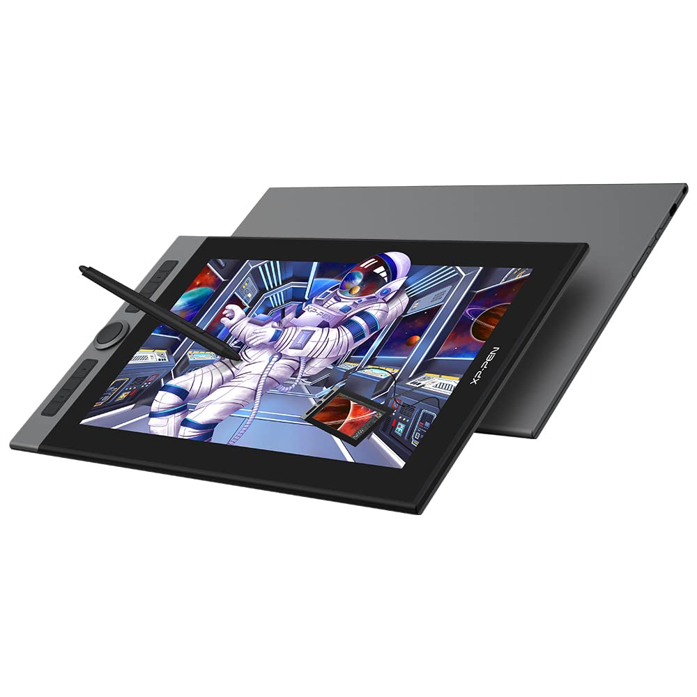 XP-PEN Artist Pro 16 Grafiktablett 15,4 Zoll volllaminiertes Pen Display 133% sRGB X3 Smart-Chip Sti
