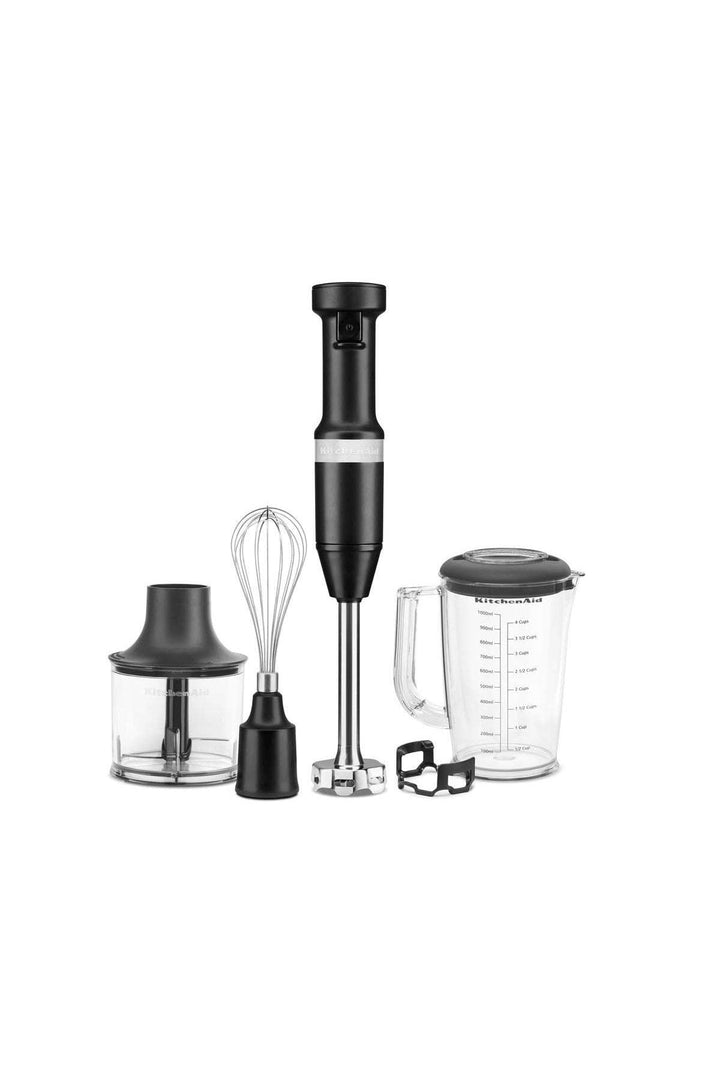 Kitchenaid 5KHBV83EBM Stabmixer Black Matte, Schwarz