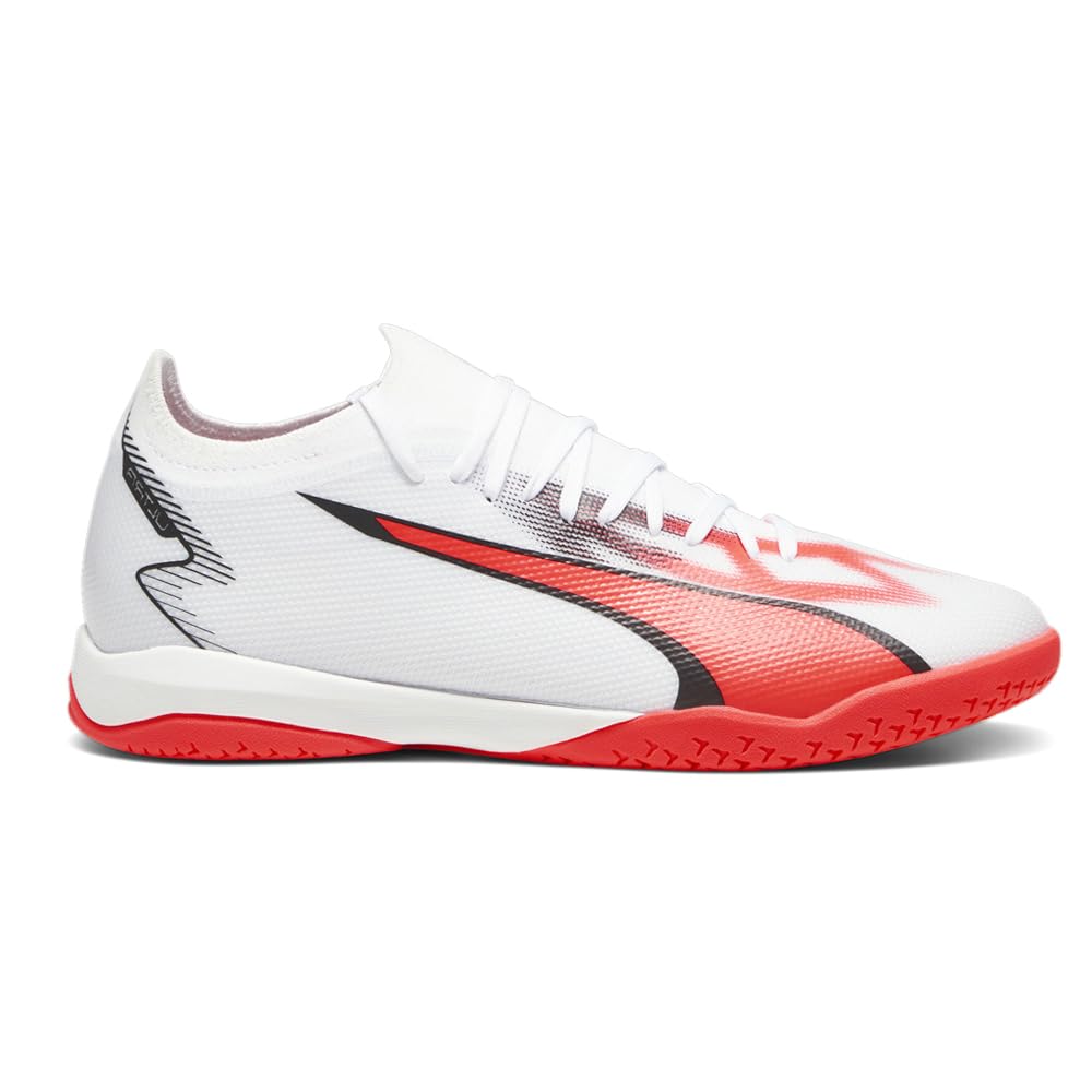 PUMA Herren Ultra Match Tt Fussballschuh 40 EU Puma White Puma Black Fire Orchid, 40 EU Puma White P
