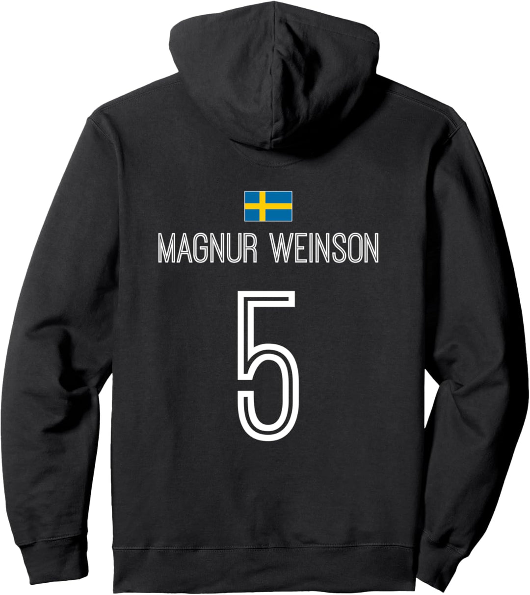 Schwedische Namen Sauf und Party Trikot Fussball Pullover Hoodie