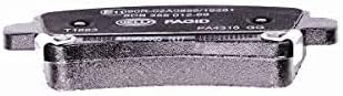 HELLA PAGID 8DB 355 012-991 Bremsbelagsatz - T1663 - Dicke/Stärke: 17.3mm - Bremssystem: TRW - mit a