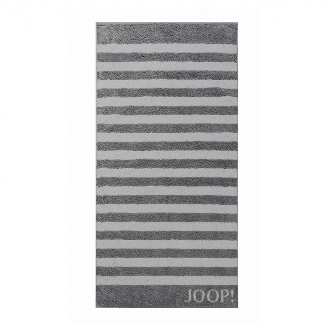 Joop! Duschtuch Classic Stripes 1610 | 77 anthrazit - 80 x 150 Duschtuch 80x150 cm Anthrazit - 77, D
