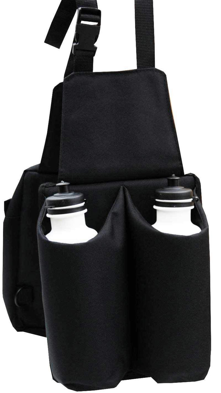 Reitsport Amesbichler Packtasche Nylon mit 2 Flaschenhaltern Satteltasche Packtasche 013/80