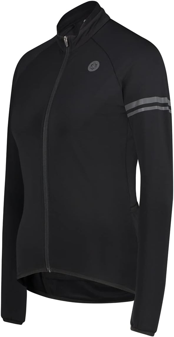 AGU Unisex Maglia Thermo Sport Donna Nero - Maniche Lunghe Maglia Thermo Sport Donna Nero - Maniche
