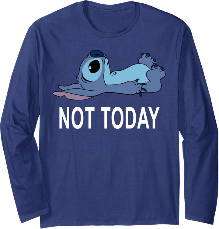 Disney Lilo & Stitch Not Today Stitch Langarmshirt