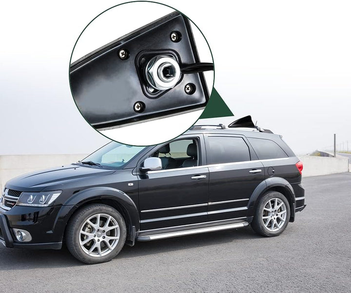 Vecys DAB DAB+ FM/AM GPS Autoantenne Haifischflosse Autoradio Antennensignalverstärker SMA zu SMB zu