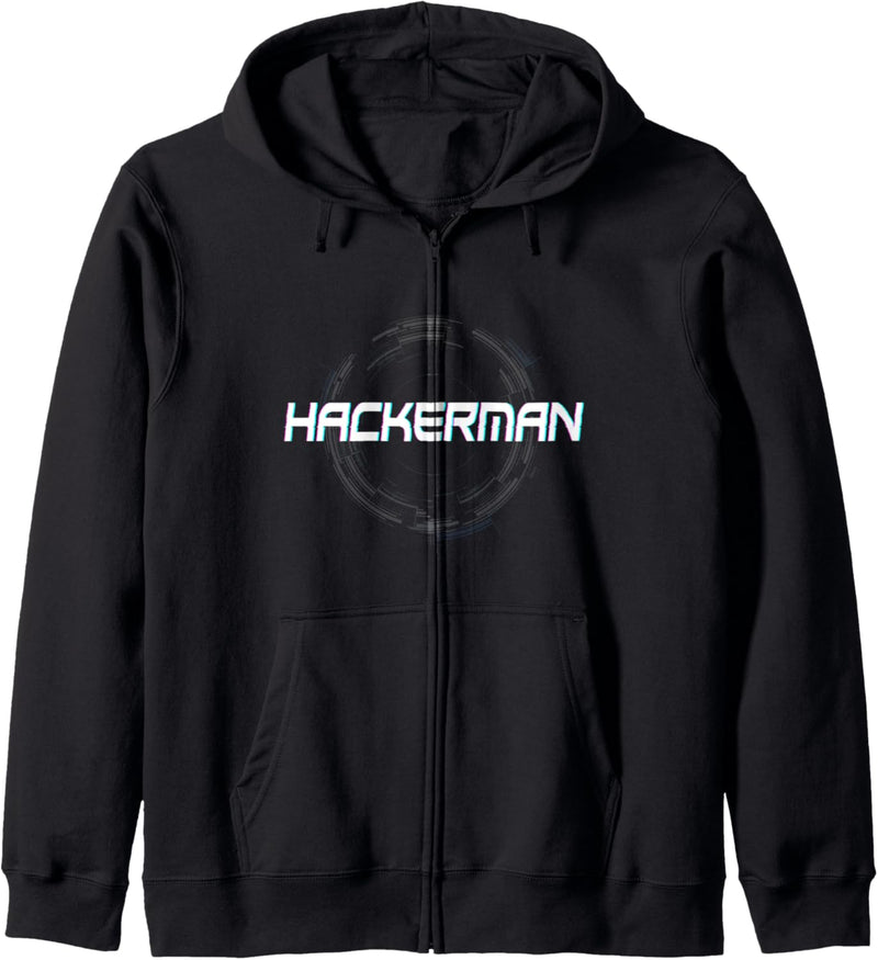 Hackerman - Funny Computer Hacker & White Hat Hacker Gift Kapuzenjacke