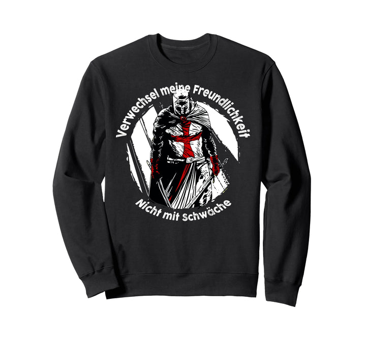 Kreuzzug Ritter Crusader Deus Vult Tempelritter Sweatshirt