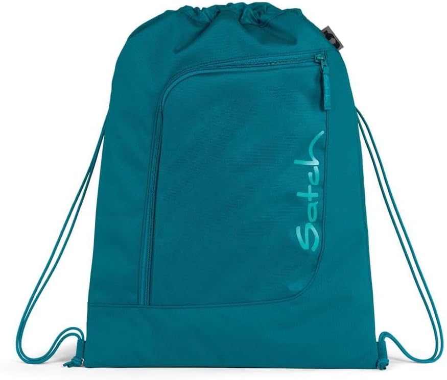 Satch Pack Schulrucksack Set 3tlg. inkl. Schlamperbox und Sportbeutel (Deep Petrol), Deep Petrol