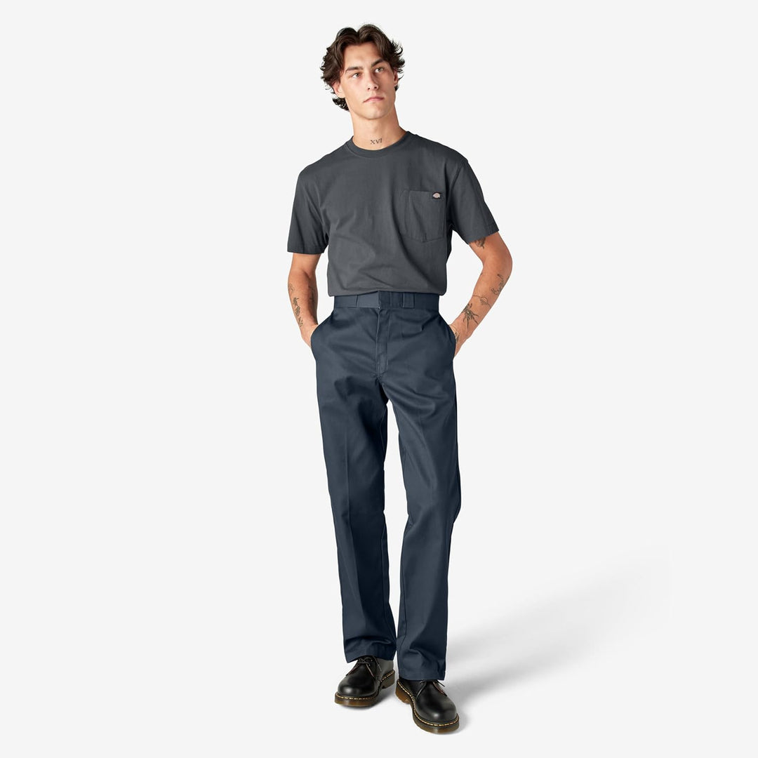 Dickies Herren Slim Straight Work Pants Sporthose 28W / 32L Dark Navy, 28W / 32L Dark Navy